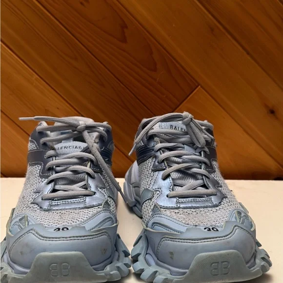 Balenciaga Light Blue Athletic Shoes - Picture 3 of 4
